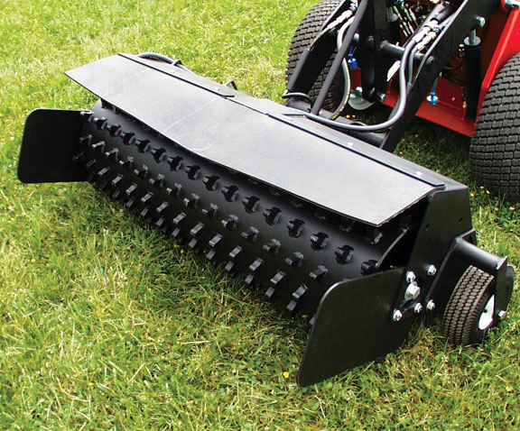 Power rake used for dethatching by Master Fix It, LLC